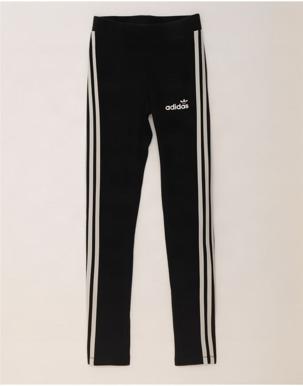 Leggings pentru femei Adidas UK 8 Small Black Bumbac