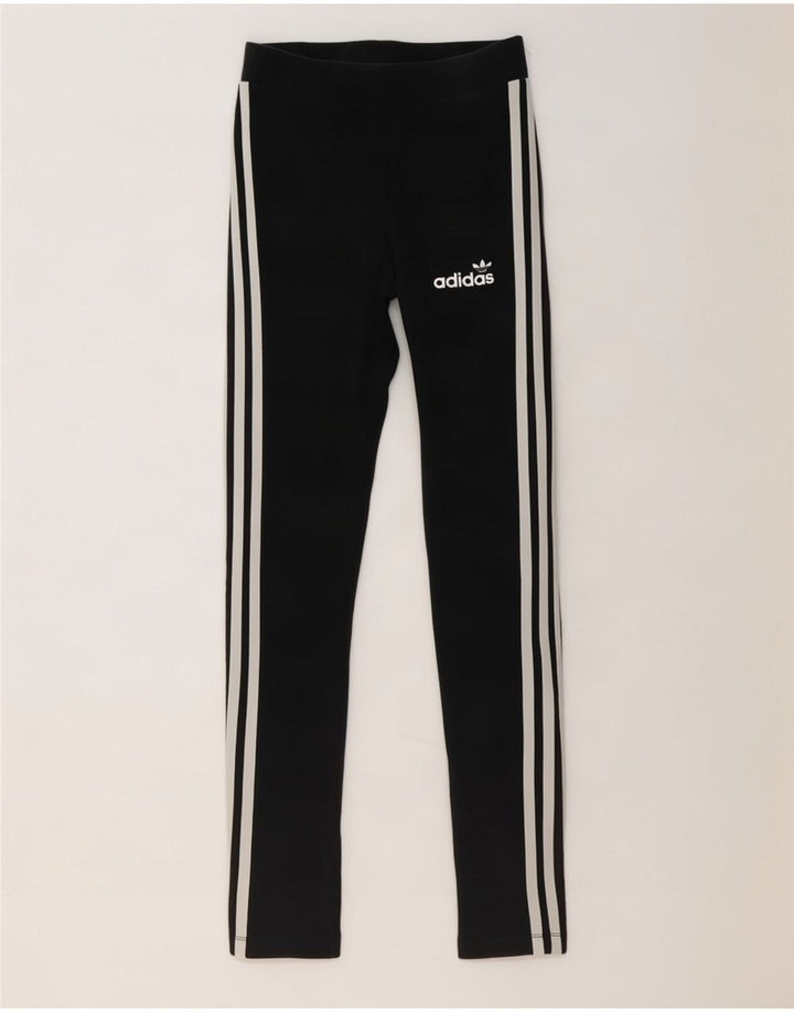 Leggings pentru femei Adidas UK 8 Small Black Bumbac