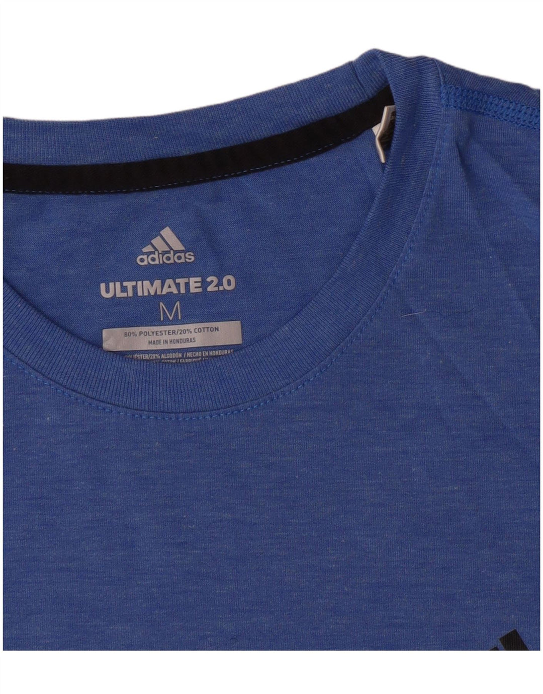 Tricou Adidas pentru femei Top UK 12 Medium Blue Flecked Polyester