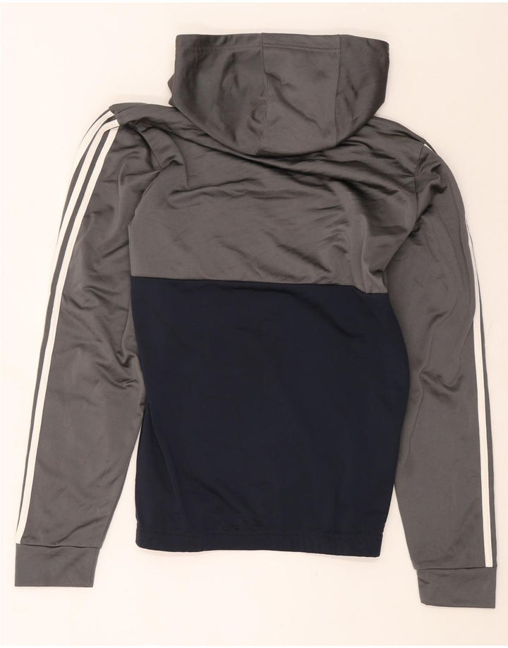 Pulover adidas pentru bărbați, mic, gri, poliester color bloc