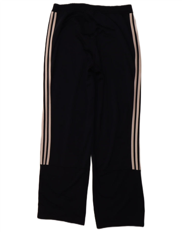 ADIDAS Mens Tracksuit Trousers Medium  Navy Blue Polyester