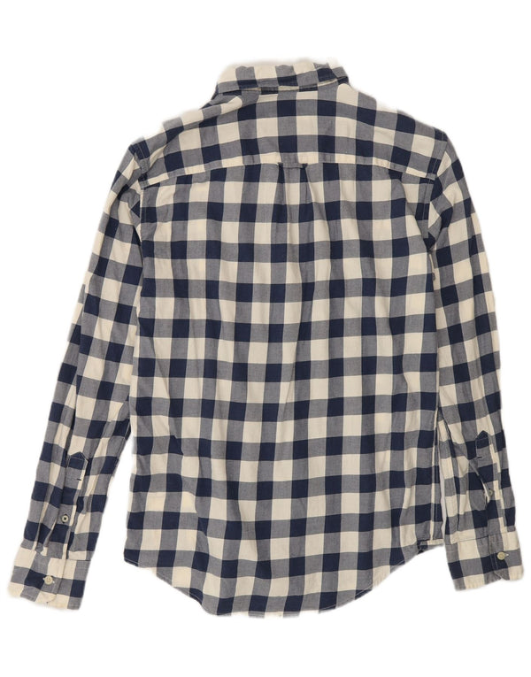 Cămașă pentru bărbați American Eagle Classic Fit XS, albastru marin, bumbac vichy