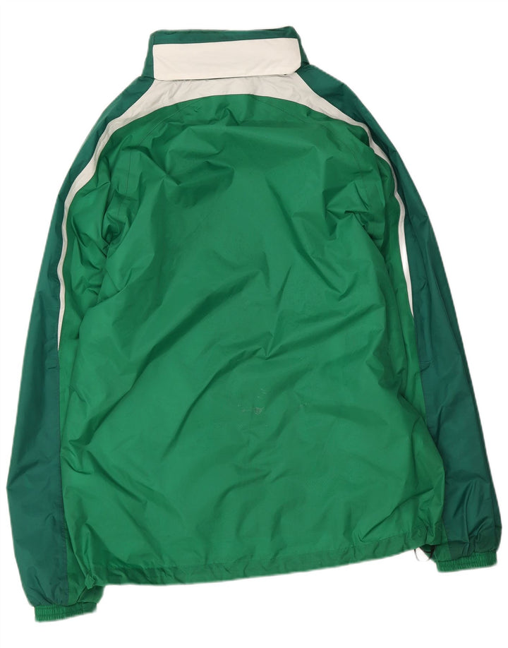 Jachetă de ploaie cu glugă Erima pentru bărbați UK 38 Medium Green Colorblock Poliamidă