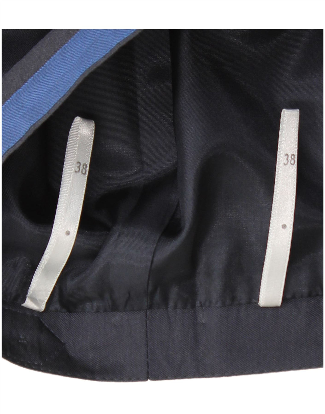 Fustă A-Line pentru femei VINTAGE cu talie înaltă EU 38 Medium W28 Bleumarin