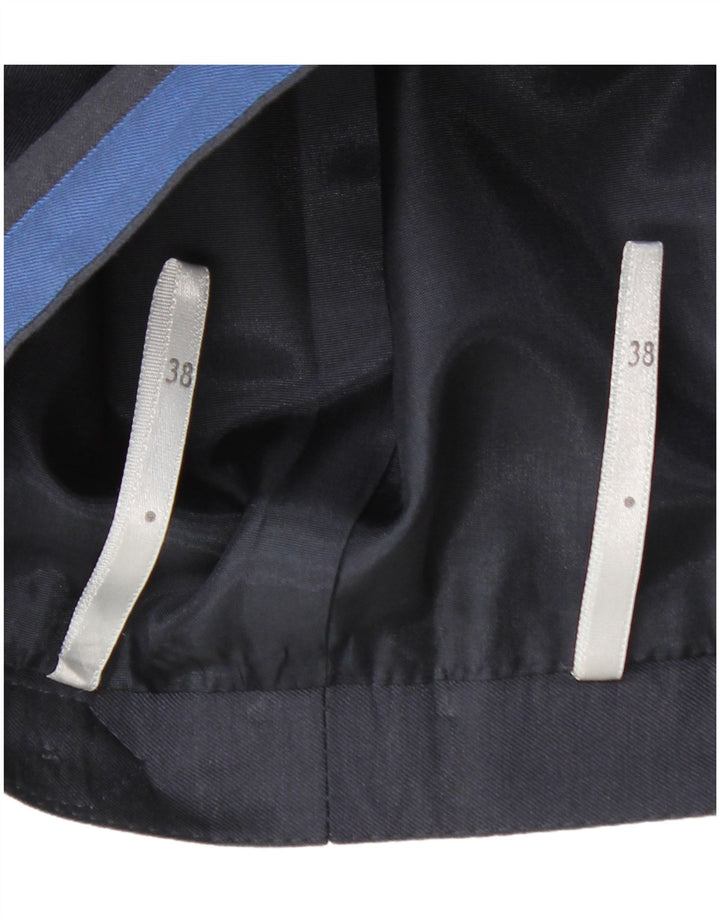 Fustă A-Line pentru femei VINTAGE cu talie înaltă EU 38 Medium W28 Bleumarin