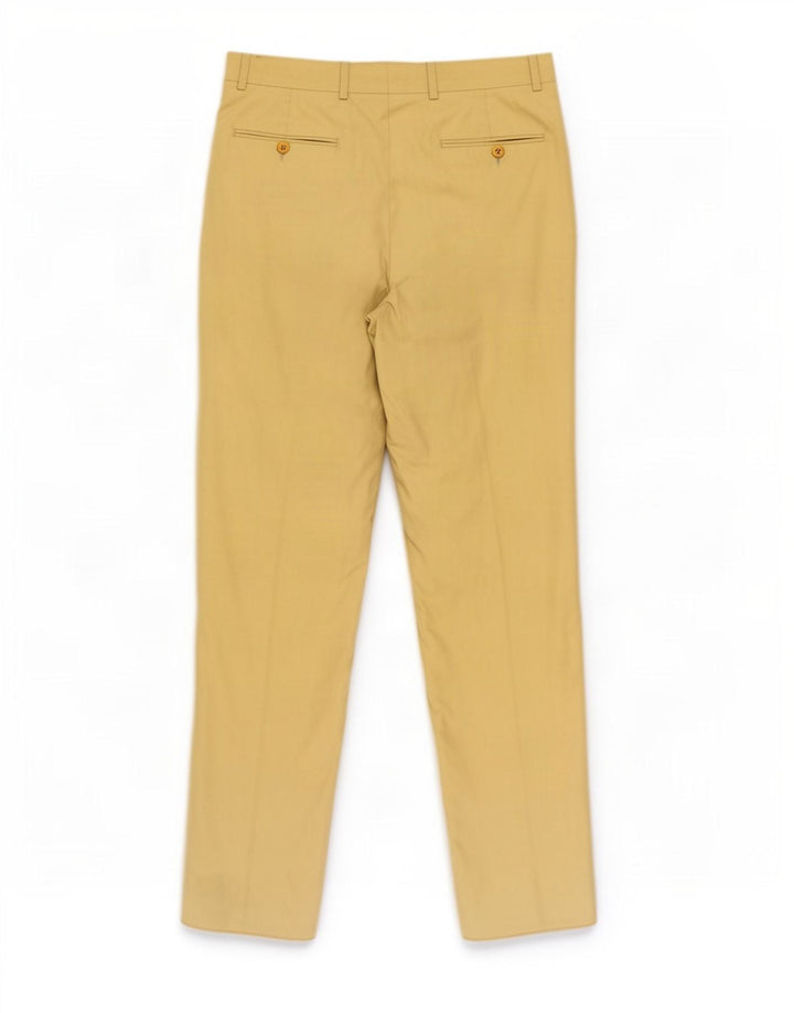Pantaloni chino vintage pentru femei L30 L36 galbeni
