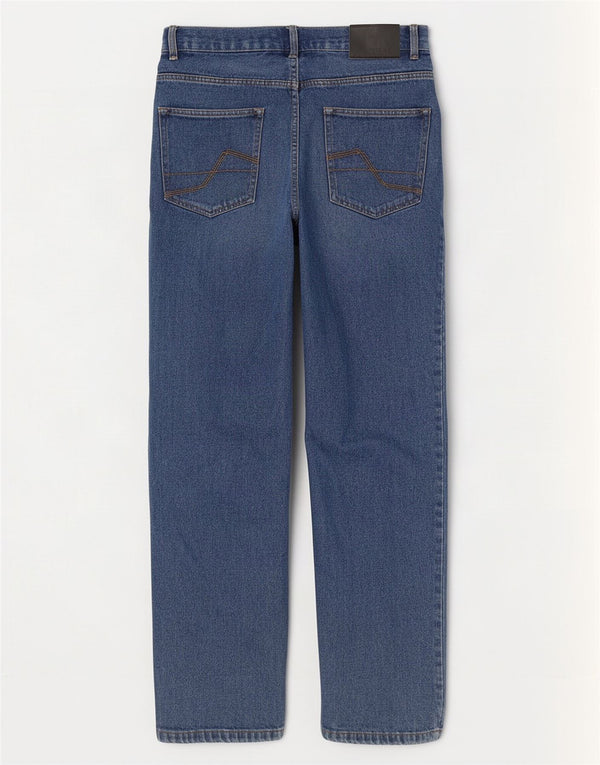 Jeans drepte pentru bărbați Pierre Cardin, cu ajustare normală, L34 L29, bumbac albastru