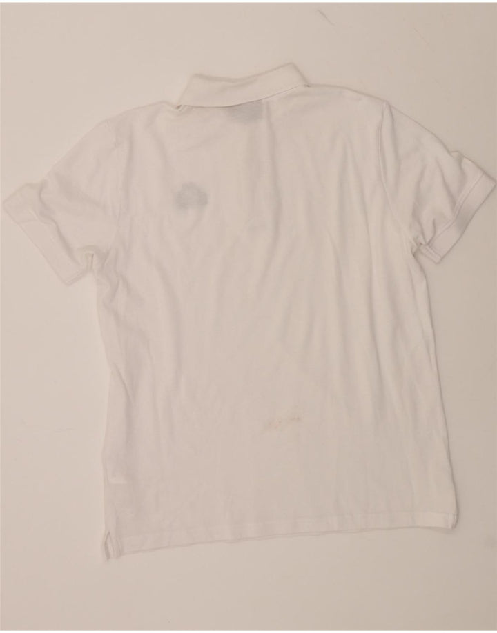 KAPPA Mens Polo Shirt Large White Cotton Vintage Kappa and Second-Hand Kappa from Messina Hembry 
