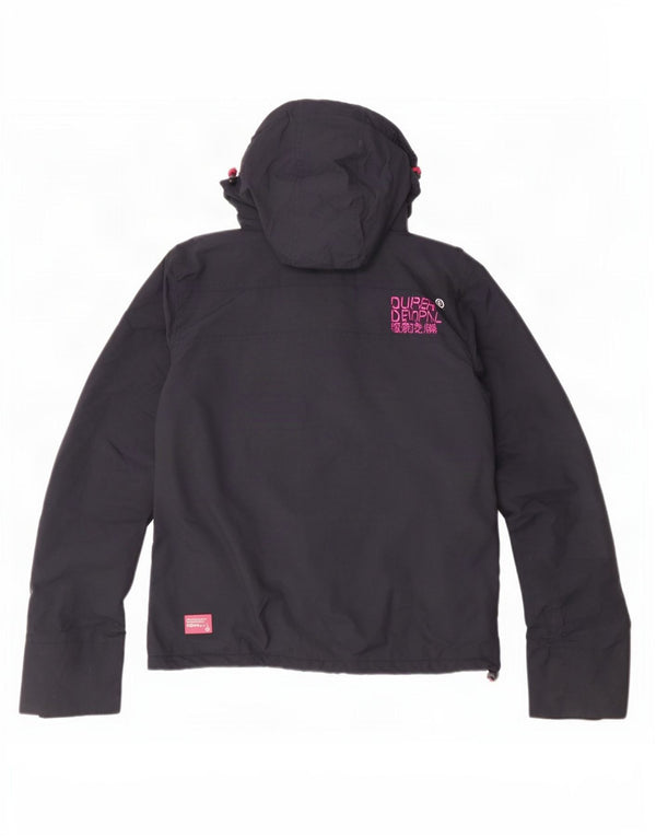 Jachetă Windbreaker Superdry pentru femei UK 12 Medium Bleumarin