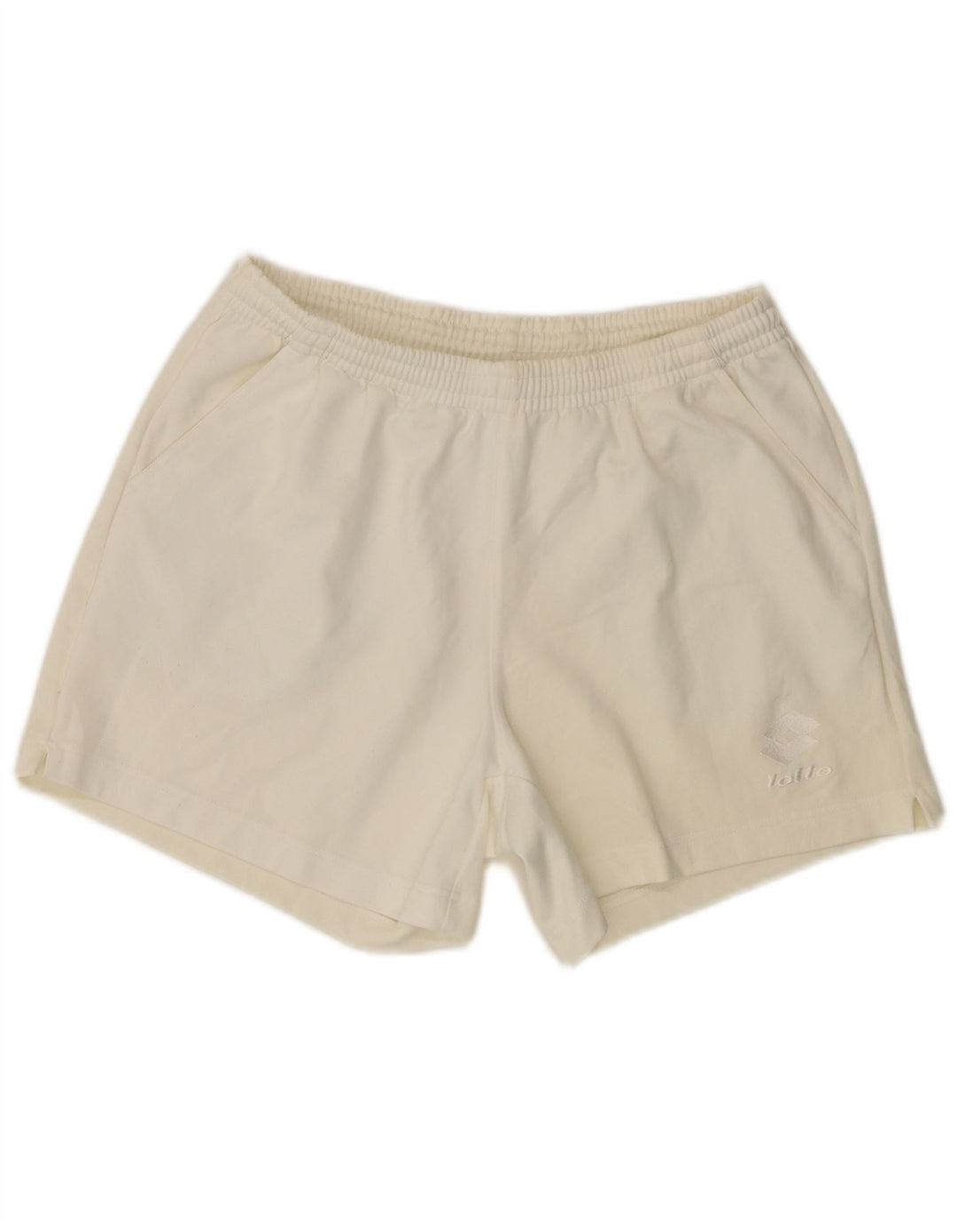 Pantaloni scurți sport pentru bărbați LOTTO, alb, mediu