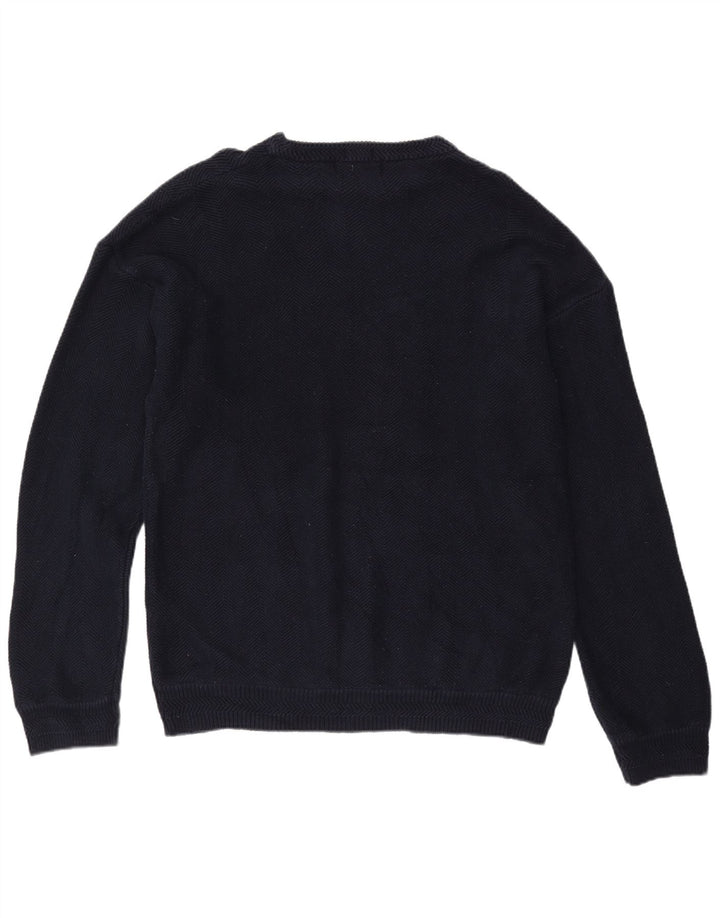 Pulover CHAPS RALPH LAUREN pentru bărbați, cu gât de barcă, XL, bleumarin, în oase