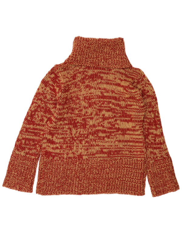 Blue Motion Pulover cu gât rulat pentru femei UK 16 Large Red Flecked