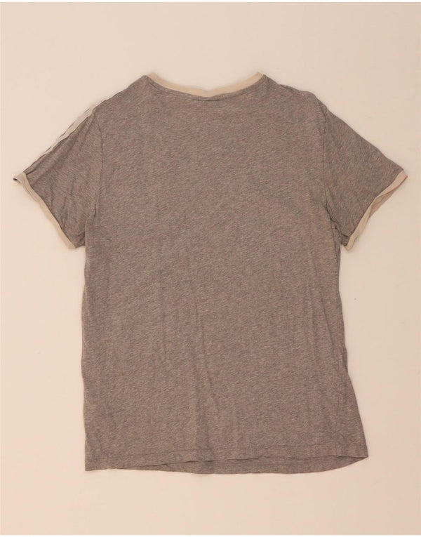Tricou Adidas pentru femei Top UK 10 Small Grey Flecked Cotton