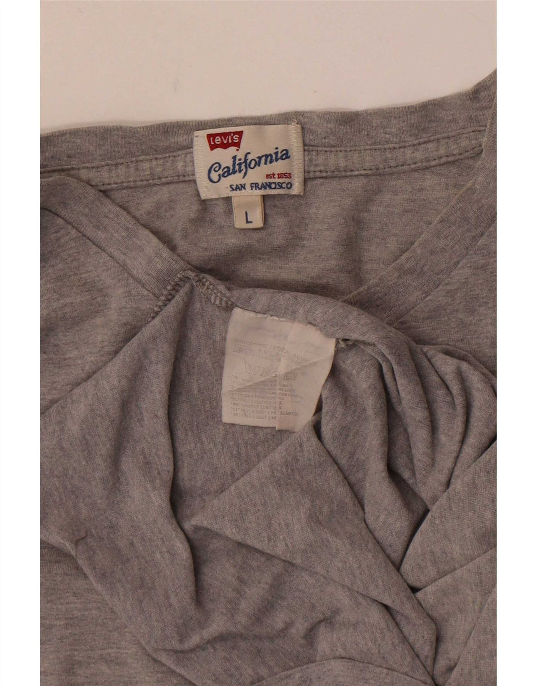 Tricou pentru bărbați Levi's Top mare bumbac gri