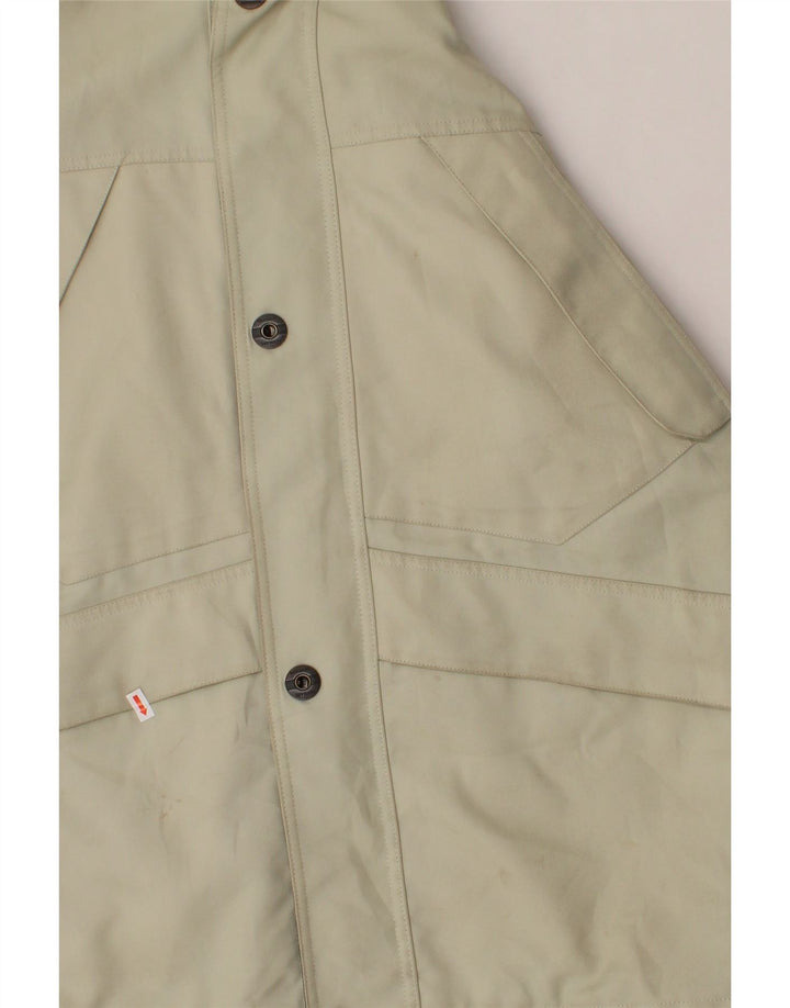 NAVIGARE Mens Windbreaker Coat UK 38 Medium Grey Polyamide Vintage Navigare and Second-Hand Navigare from Messina Hembry 