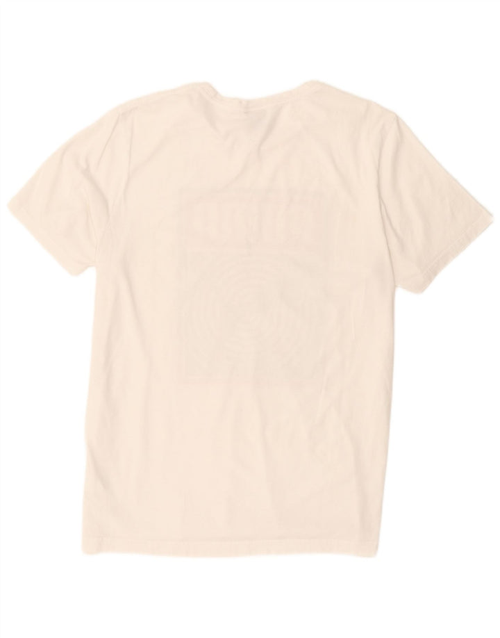 Tricou grafic Puma pentru bărbați Top mare din bumbac alb