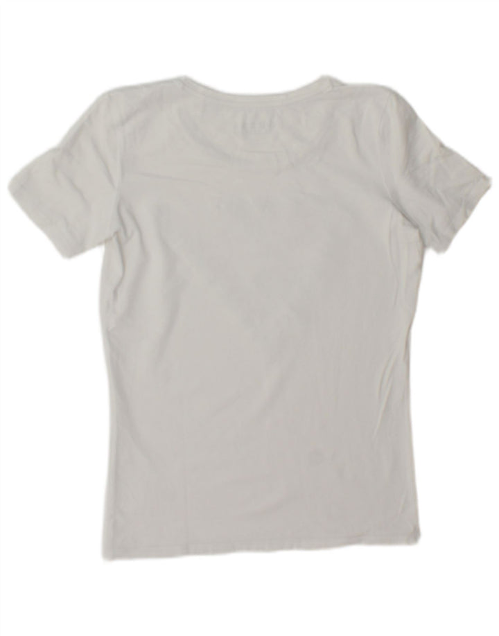Tricou grafic Guess pentru femei Top UK 12 Medium White