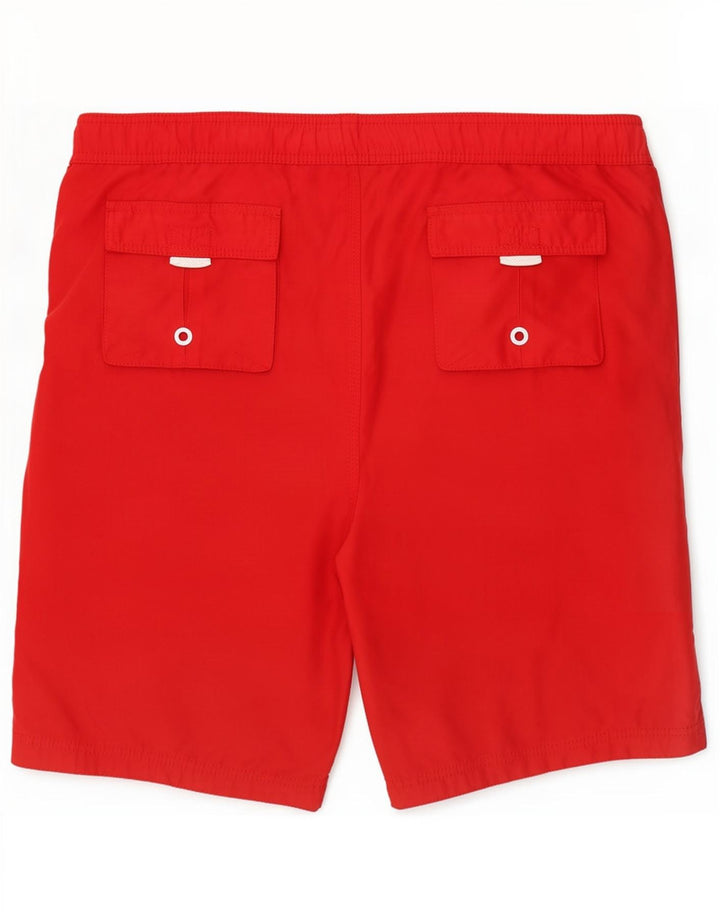 Pantaloni scurți de înot grafic pentru bărbați Superdry XL poliester roșu