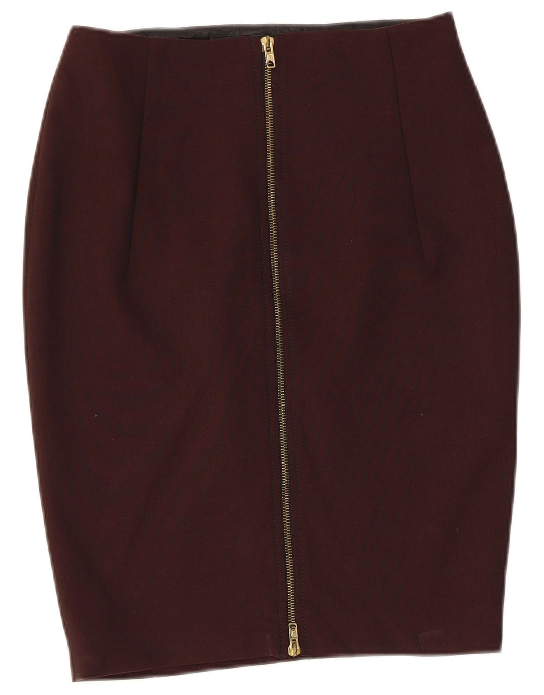Fusta Creion Femei Zara Mediu W28 Viscoza Maroon