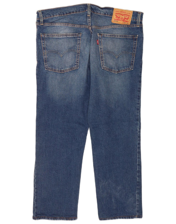Levi's Mens Cropped Jeans W36 L24 Blue Cotton