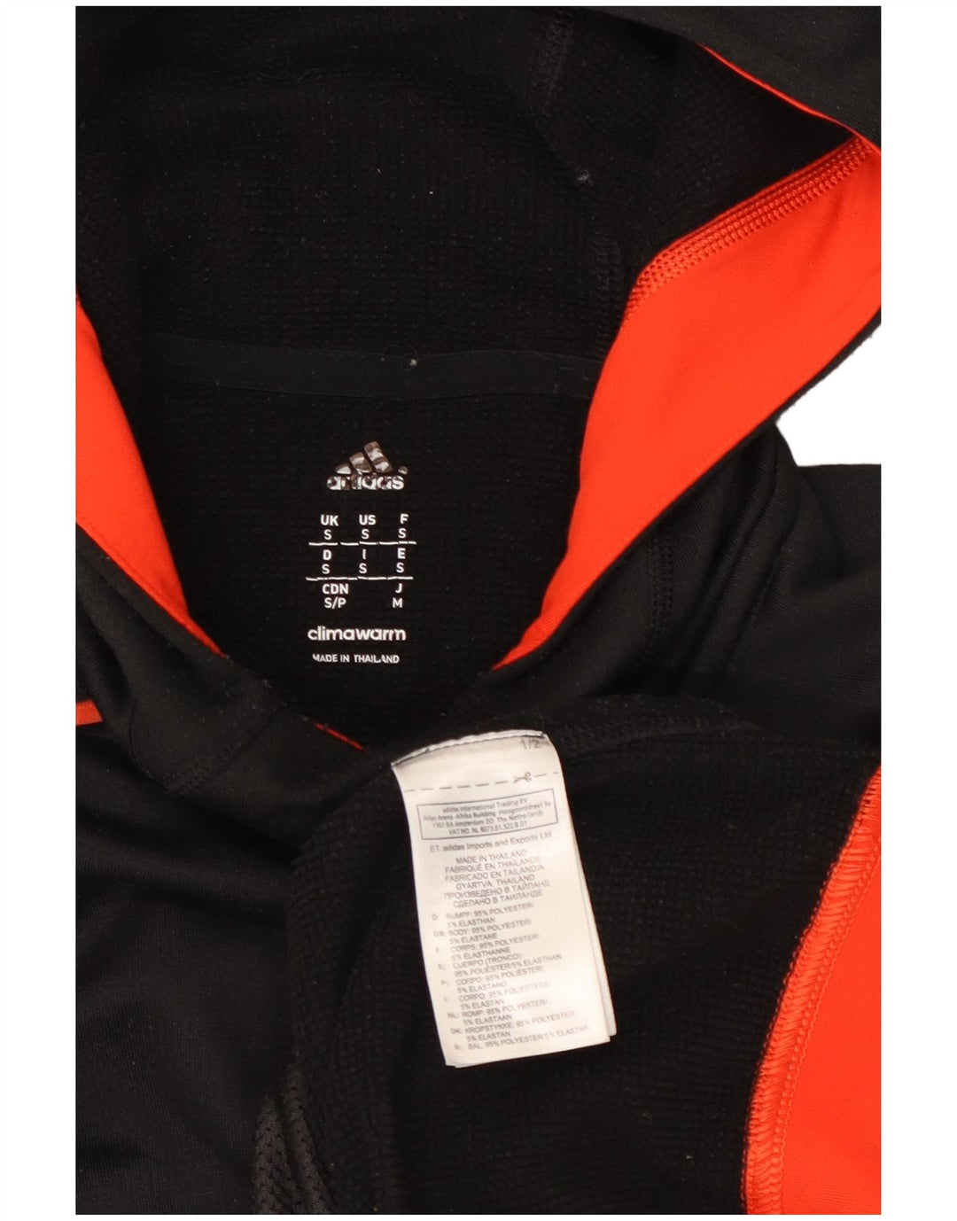 Adidas Climawarm Hoodie Pulover Mic Negru Poliester