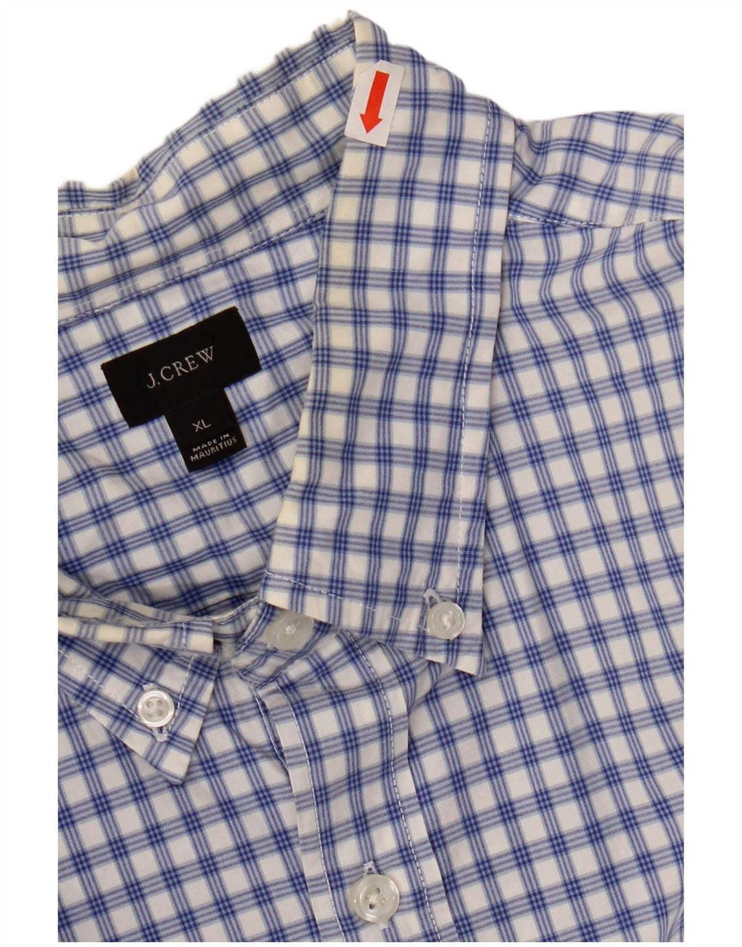 Cămașă pentru bărbați J. CREW XL Blue Check Bumbac