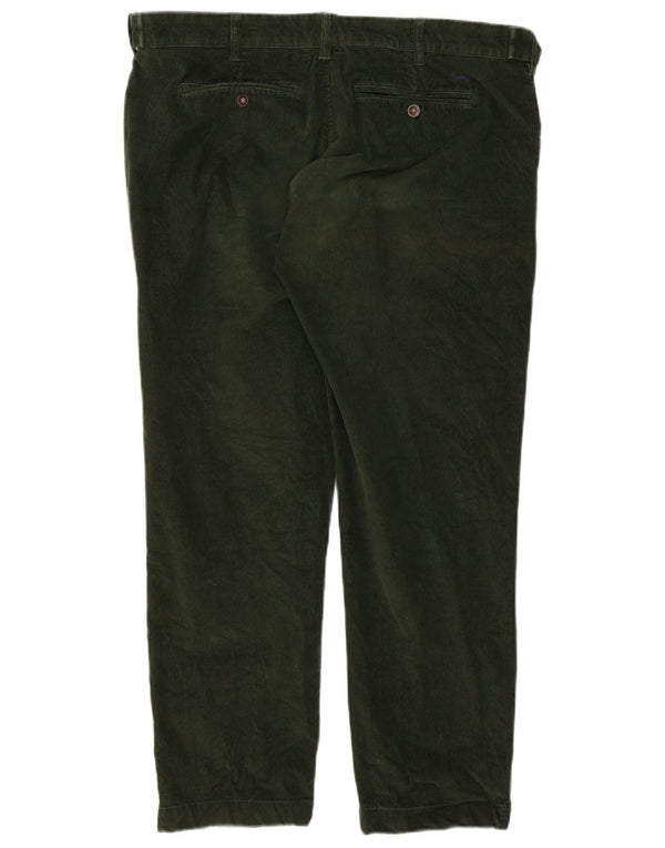 Pantaloni drepti din velur pentru bărbați Harmont & Blaine IT 54 2XL W42 L29 verde
