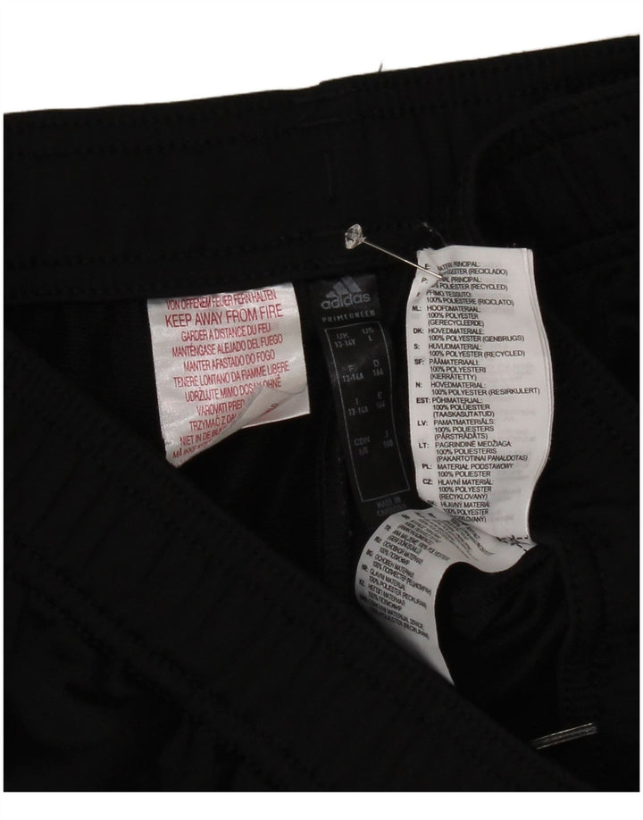 Pantaloni de trening Adidas Primegreen pentru băieți 13-14 ani, mari, negru, poliester