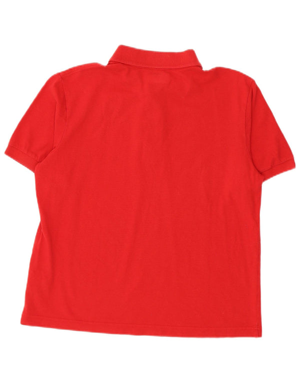 Cămașă polo pentru bărbați Kappa, bumbac roșu mediu