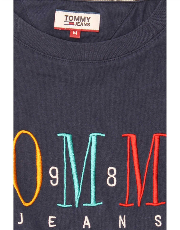 Tricou grafic pentru bărbați Tommy Hilfiger Top Mediu Bleumarin