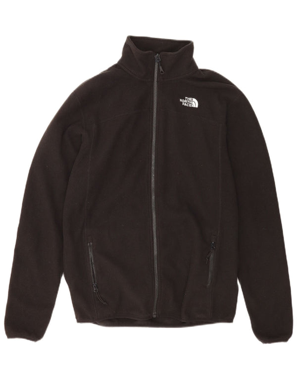 The North Face Mens Liner Fleece Jacket UK 36 Small Black Poliester