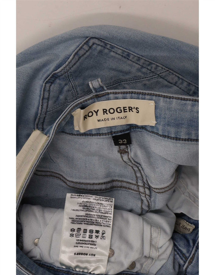 Blugi slim pentru femei Roy Rogers W33 L30 bumbac albastru