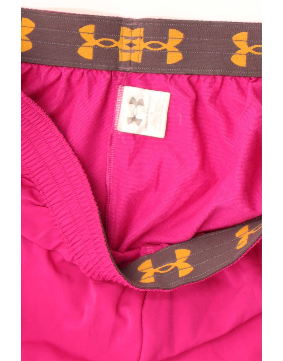 Pantaloni scurți sport Under Armour pentru femei UK 16, mari, roz, poliester