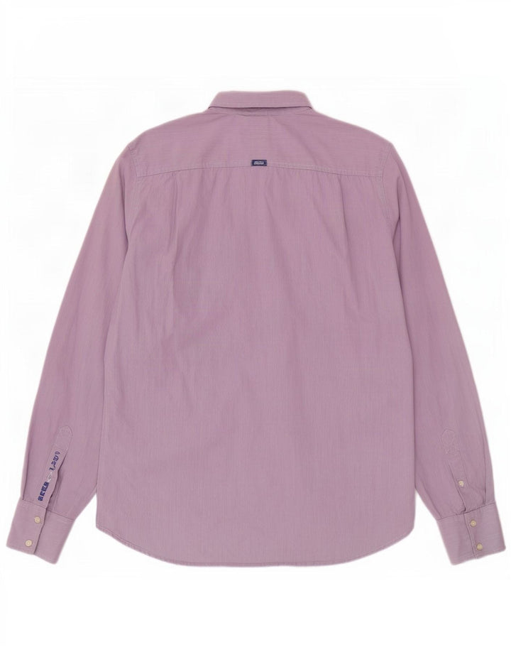 Cămașă pentru bărbați Superdry XL, purpuriu, din bumbac