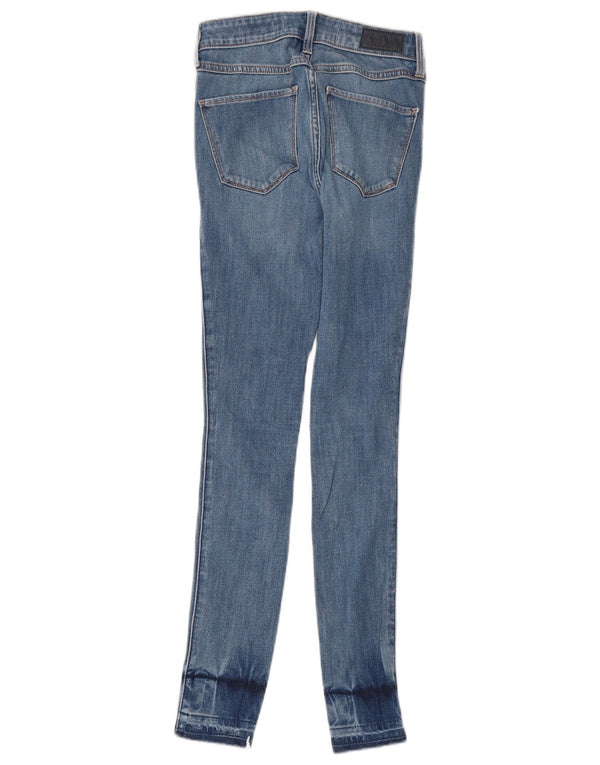 Hollister blugi skinny cu talie înaltă pentru femei US 00 2XS W23 L30 albastru bumbac