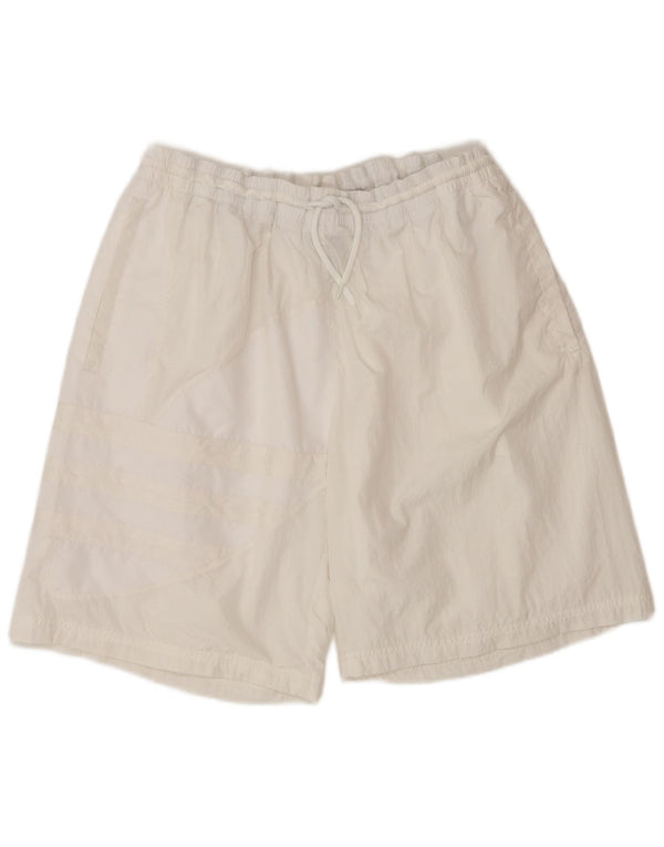 Pantaloni scurți de înot Adidas pentru bărbați XL, alb, poliester