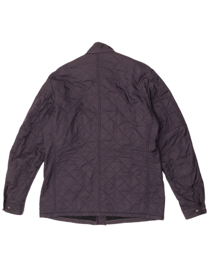 Jachetă barbour matlasată pentru bărbați UK 42 XL bleumarin poliester