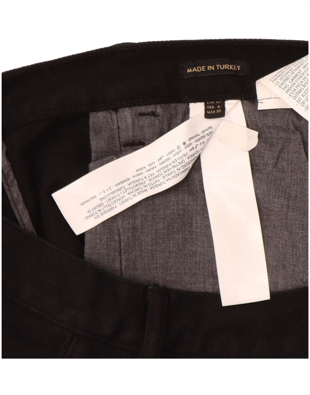 Massimo Dutti Blugi drepti pentru femei cu talie înaltă EU 40 Medium W30 L29 Negri