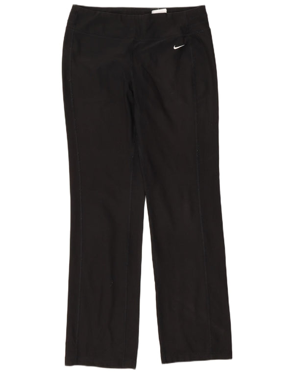 Pantaloni de trening Nike Dri Fit pentru femei UK 14 Poliester mediu negru