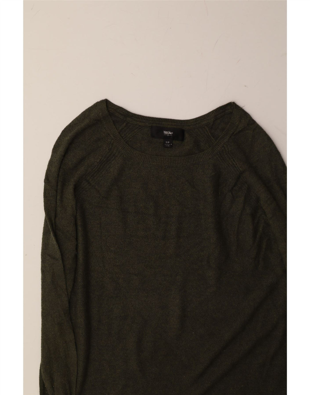 MOSSIMO Womens Boat Neck Jumper Sweater UK 10 Small Green Nylon Vintage Mossimo and Second-Hand Mossimo from Messina Hembry 