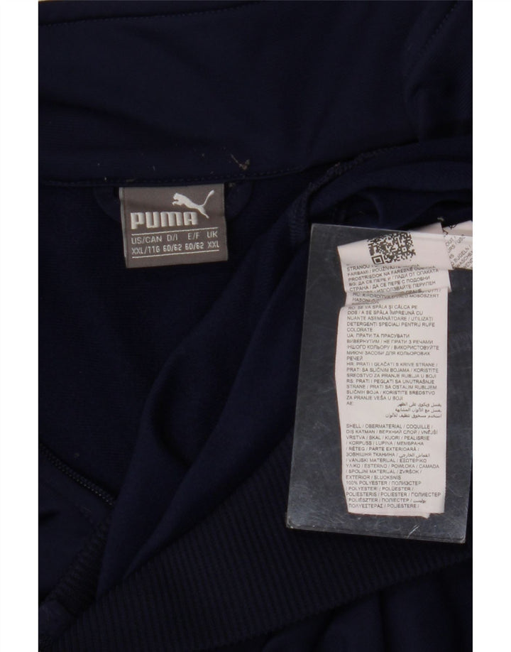 Jachetă de trening grafică PUMA pentru bărbați, 2XL, poliester bleumarin