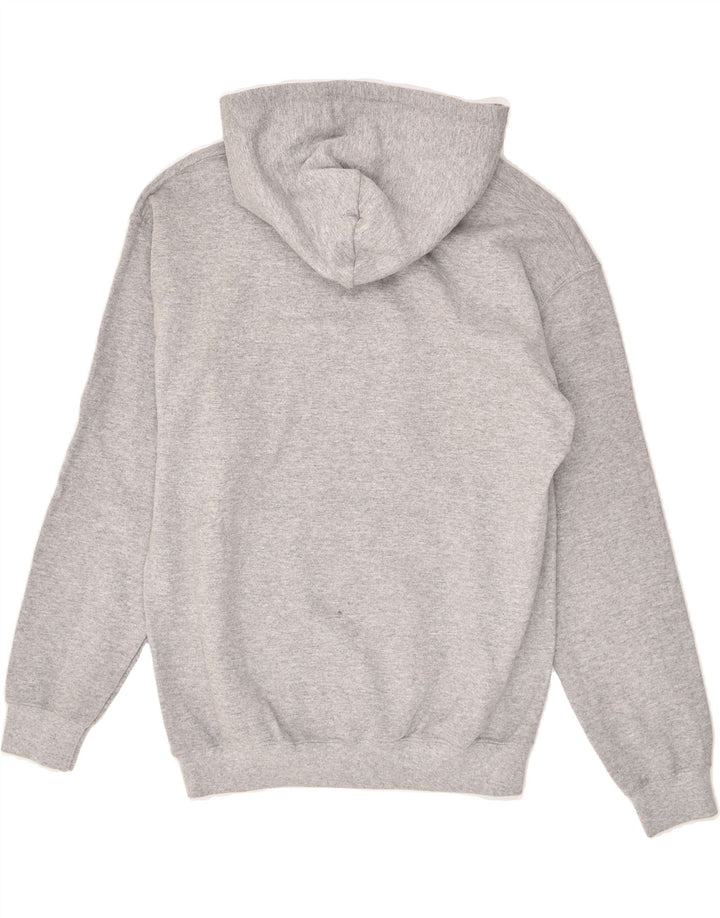 VINTAGE Mens Graphic Hoodie Jumper Medium Grey Cotton Vintage Vintage and Second-Hand Vintage from Messina Hembry 