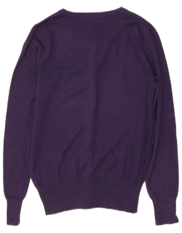 Pulover cardigan pentru femei Marks & Spencer UK 8 Small Viscose violet