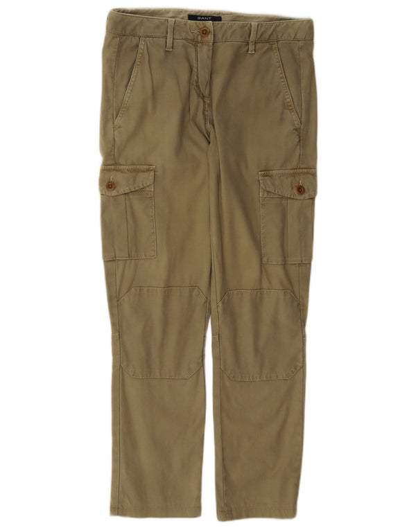 Pantaloni cargo subțiri pentru femei Gant UK 8 Small W27 L26 Khaki