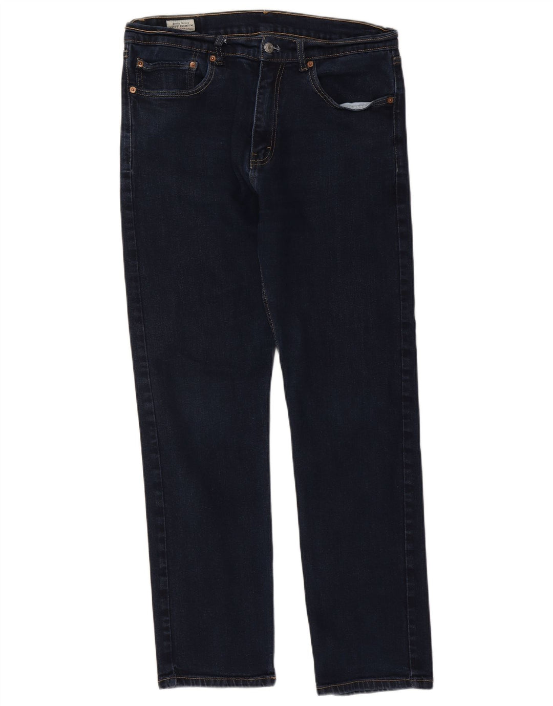 Blugi 505 drepti pentru bărbați Levi's W36 L32 bumbac bleumarin