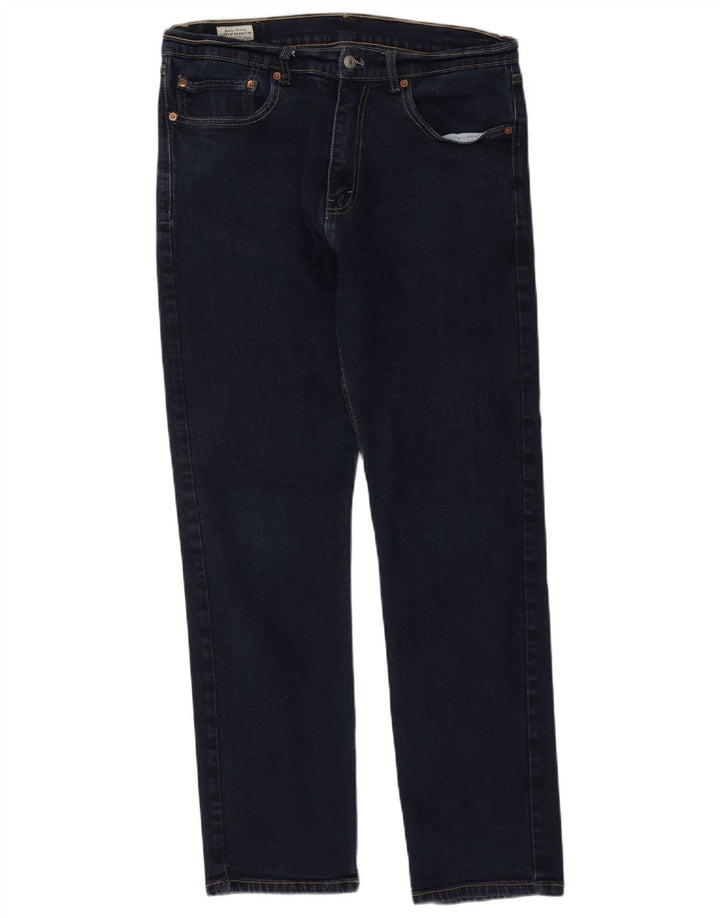 Blugi 505 drepti pentru bărbați Levi's W36 L32 bumbac bleumarin