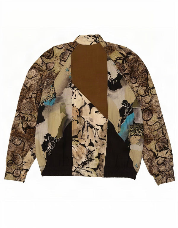 Gerry Weber Jachetă bomber supradimensionată pentru femei EU 40 Medium Kaki Floral Modal