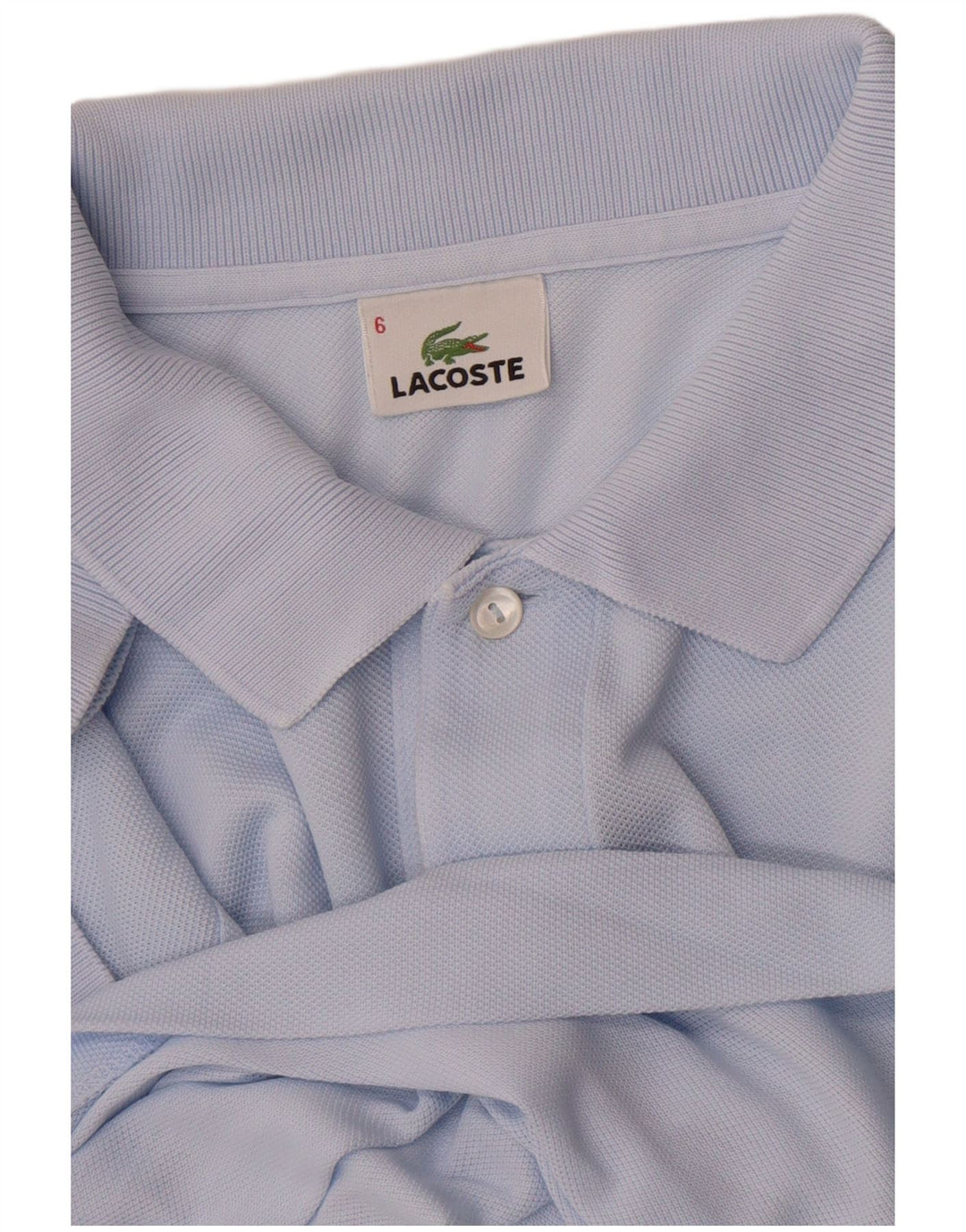 Tricou polo pentru bărbați Lacoste Mărimea 6 XL Albastru