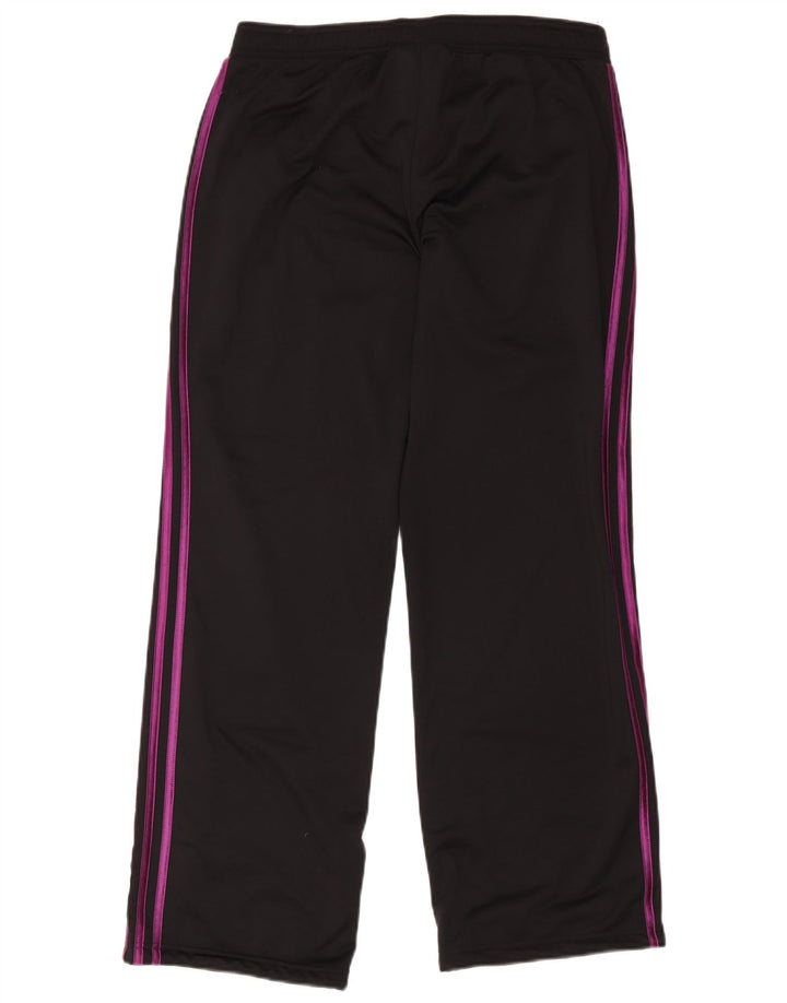 Adidas Womens Tracksuit Trousers UK 12/14 Medium Black Polyester