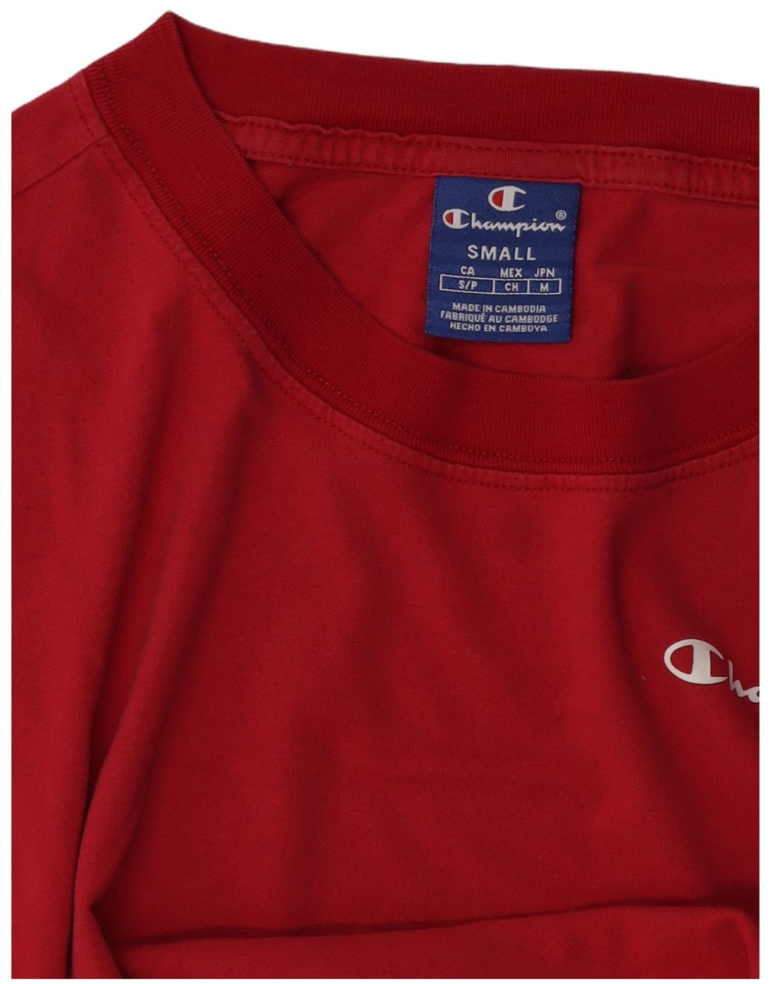 Tricou supradimensionat pentru femei CHAMPION Top UK 10 Small Red